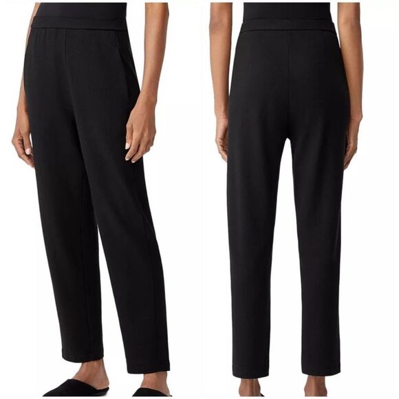 Eileen Fisher NWT Washable Stretch Crepe Pants size small - Picture 4 of 5
